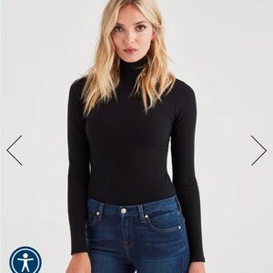 Like new! 7 for All Mankind Ribbed Mock Turtleneck